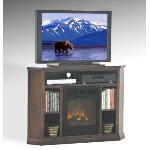   50.25 Wide Corner TV Stand with Electric Fireplace (Made in the USA