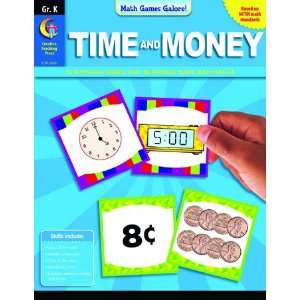   TEACHING PRESS TIME & MONEY MATH GAME GALORE GR K 