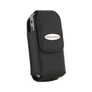  Mobile Glove Luxus Black leather vertical case for: Cell 