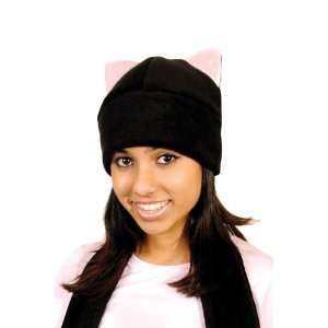  Black Cat Beanie/Hat Pink ears: Everything Else