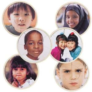   Faces From Around the World Puzzles (Set of 6): Toys & Games