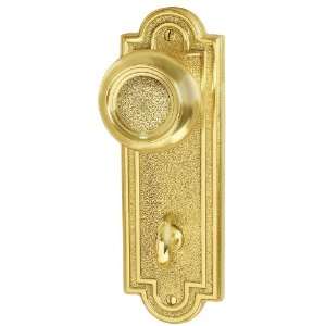   Brass   3 3/8 Center Single Sided Deadbolt with T