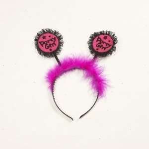  Party Girl Headband Black/Pink: Health & Personal Care