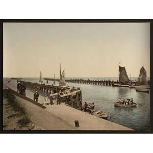  The port,Blankenberge,West Flanders,Belgium,c1895