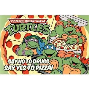  TMNT Mutant Ninja Turtles Poster No To Drugs Poster Print 