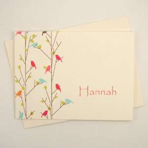 snow & graham tweets personalized folded notes, invitations 