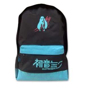  Vocaloid 2 Hatsune Miku Backpack School Bag Black bag20 