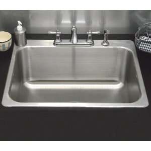 Aline by Advance Tabco SS 1 2321 12RE Single Bowl Kitchen Drop In Sink 