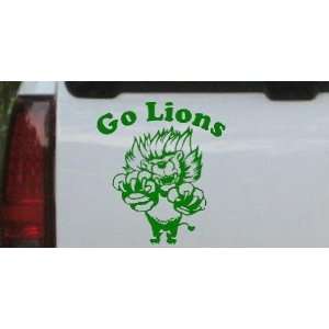  Go Lions Team Sports Car Window Wall Laptop Decal Sticker 