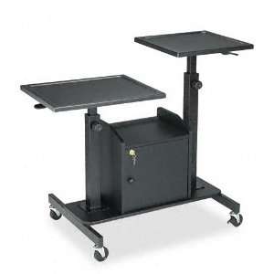   View Projection Stand, 2 Platforms, 33 x 24 x 28 1/2 to 44 1/2, Black