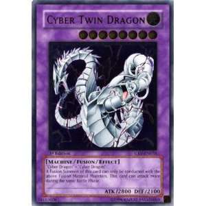  Cyber Twin Dragon Yugioh CRV EN035 Ultimate Holo Rare 