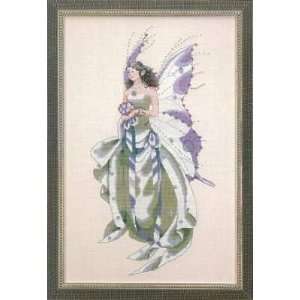  Julys Amethyst Fairy, Cross Stitch from Mirabilia Arts 