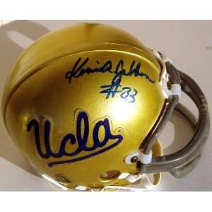  Karim Abdul Jabbar Hand Signed UCLA Mini Helmet w/COA 