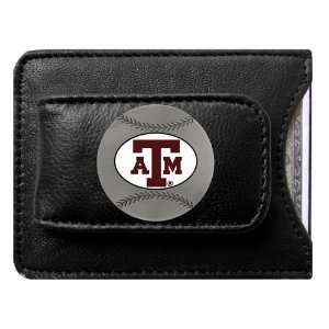 Texas A&M Aggies Baseball Credit Card/Money Clip Holder   NCAA College 