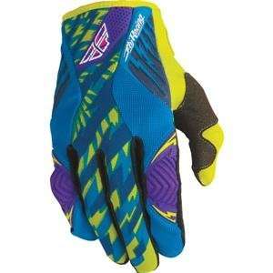  Fly Racing Kinetic Gloves   2010   7/Amped Automotive