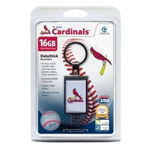   Keychain MLB St. Louis Cardinals 16 GB USB 2.0 Flash Drive   Silver