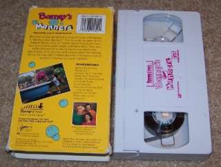 Barneys Best Manners, Alphabet Zoo 2 More VHS 045986020222 