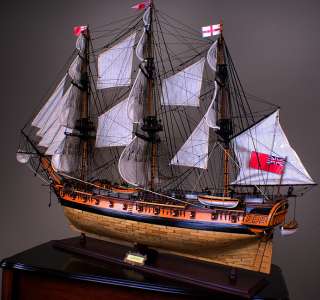 HMS SURPRISE 53 wood model ship sailing British boat  
