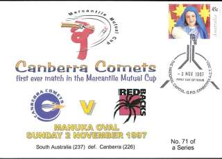 1997 Cricket Australia Canberra Comets Limited Ed. 100  