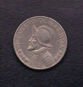 Panama 1/4 Un Cuarto De Balboa 1996 Coin KM# 128 Lot P9  