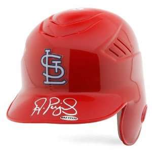 Albert Pujols Autographed Batting Helmet: Signed St. Louis Cardinals 