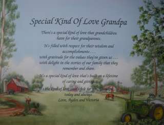 SPECIAL LOVE GRANDPA POEM FATHERS DAY / CHRISTMAS GIFT  