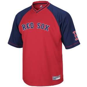 MLB Boston Red Sox Youth Full Force V Neck Shirt (Large):  