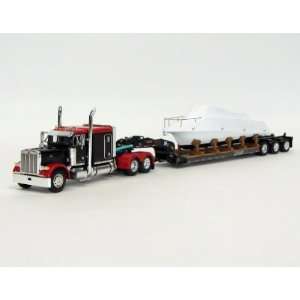  1/64th Peterbilt 379 Tractor with Lowboy Trailer and poly 