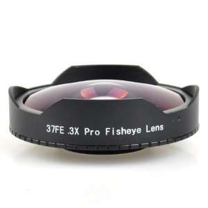   Black 0.3X Baby Death 37mm Fisheye Lens for Camcorders: Camera & Photo