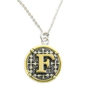  Alexas Angels Initial F Necklace: Arts, Crafts & Sewing