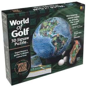  World of Golf (3D Jigsaw Puzzle) Toys & Games