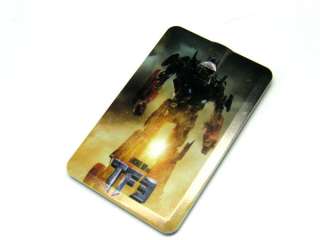 NEW Transformers credit card size personal MP3 player for1 8G TF Card 