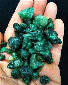 2lb Lot of GEM EMERALD CRYSTAL Rough Wholesale Parcel Cabbing Tumbling 