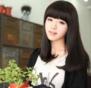 2011 New fashion Sexy and elegant OL full hairpiece wig,100% Japan 