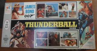 James Bond THUNDERBALL 1965 Board Game Milton Bradley Sean Connery 
