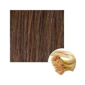   18 I Link Remy Hair Extension #3R Darkest Brown with Auburn: Beauty