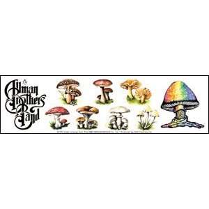  Allman Brothers Mushrooms Sticker S 0612 Toys & Games