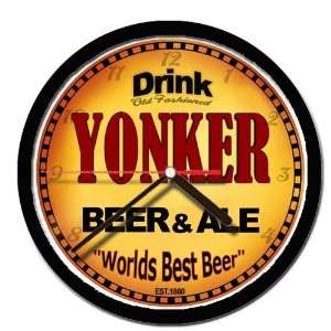  YONKER beer and ale cerveza wall clock: Everything Else