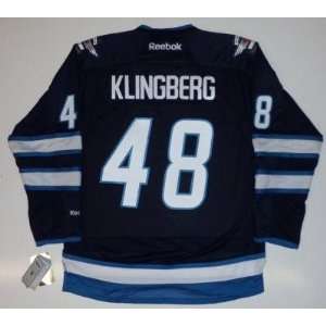  Carl Klingberg Winnipeg Jets Reebok Premier Jersey   XX 