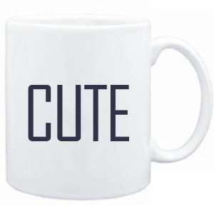  Mug White  cute   simple Adjetives: Sports & Outdoors