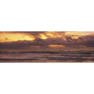  Clouds over the Ocean, Pacific Ocean, California, USA 