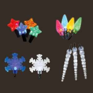 Club Pack of 400 Battery Operated Holiday Assorted Christmas Lights