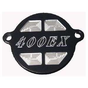 ModQuad Oil Filter Cover  400EX Logo   Black , Color Black OC2 XBLK