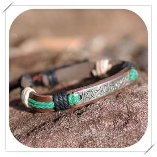 leather bracelet wrist band cuff free shipping to US AU  