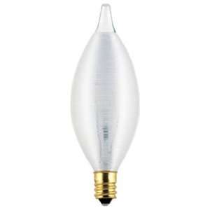   Lighting Corp 40W Wht Torpedo Bulb 3025 Light Bulbs Decorative Torpedo