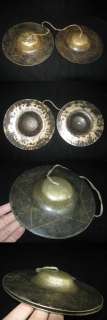 Old Tibetan Buddhist Ritual Object Bronze Cymbals  