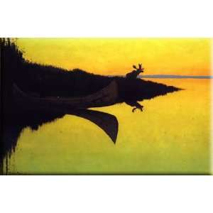   Call 30x19 Streched Canvas Art by Remington, Frederic