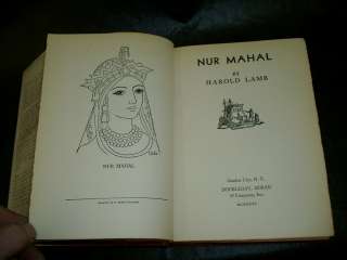 Harold Lamb   NUR MAHAL   1935 HC/DJ Early Printing  