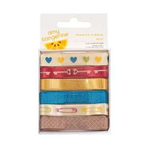  Amy Tangerine Enjoy Flat Box Ribbon (American Crafts 
