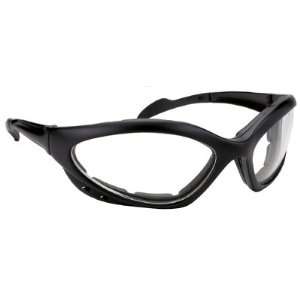   Navigator Padded Sunglasses , Color: Black/Clear Lens 4385: Automotive